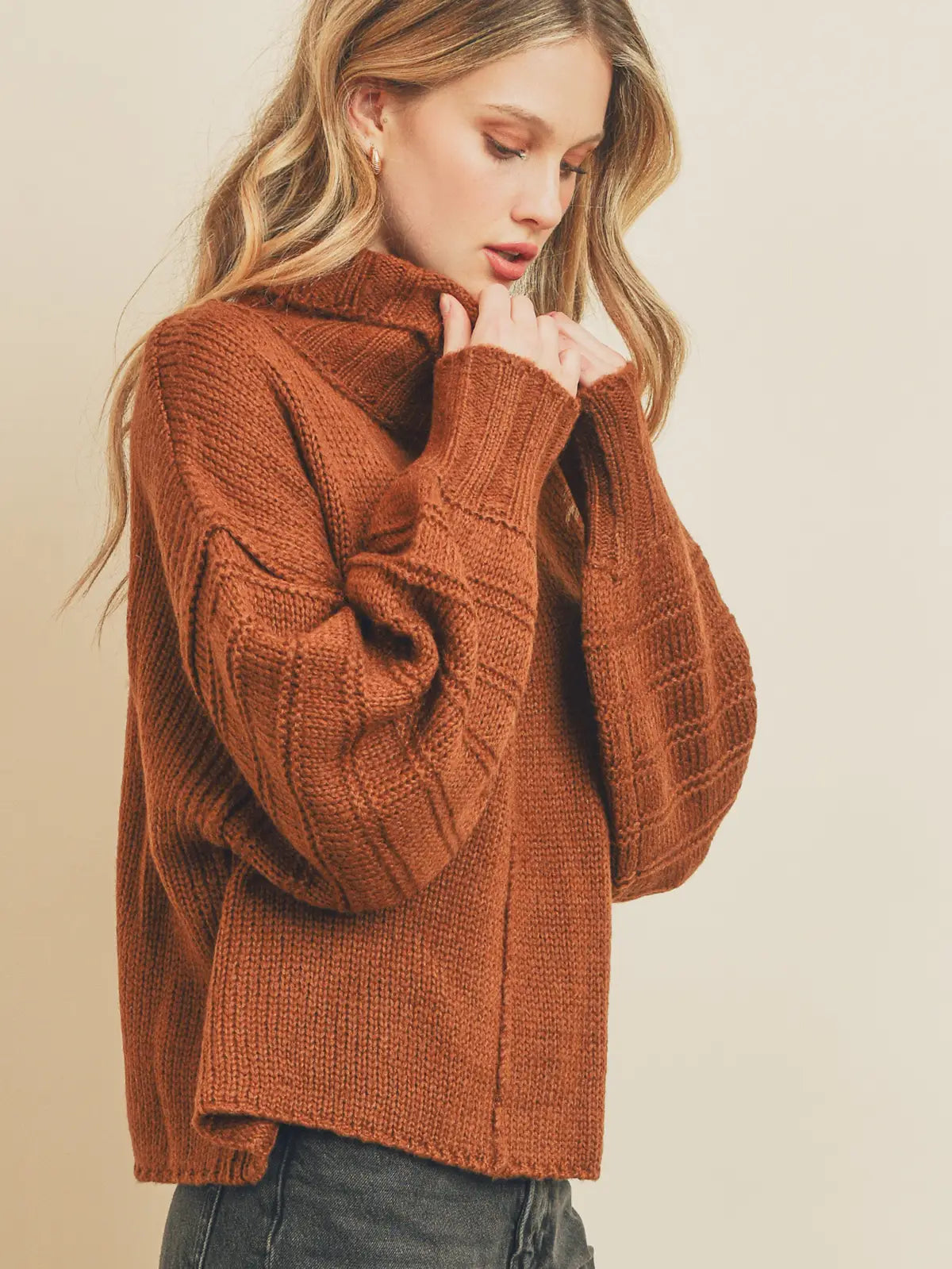 Coffee Date, Turtleneck Sweater