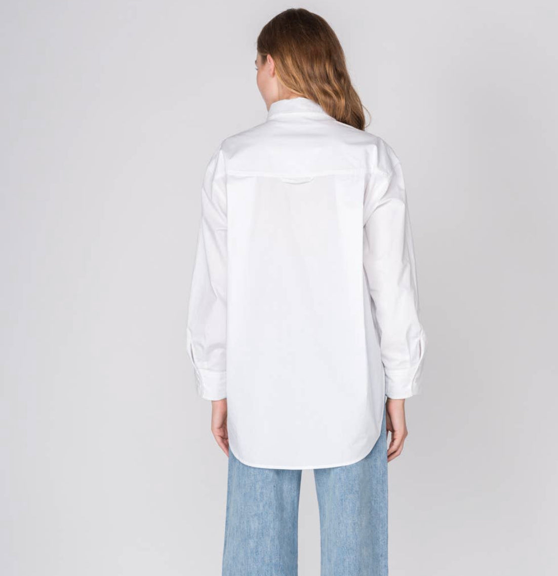 Classic Poplin Button Down Shirt - White