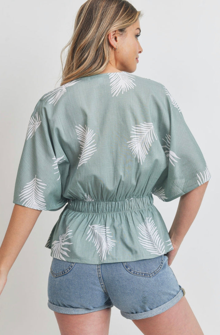 Kimono Sleeve Surplus Top