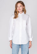 Classic Poplin Button Down Shirt - White