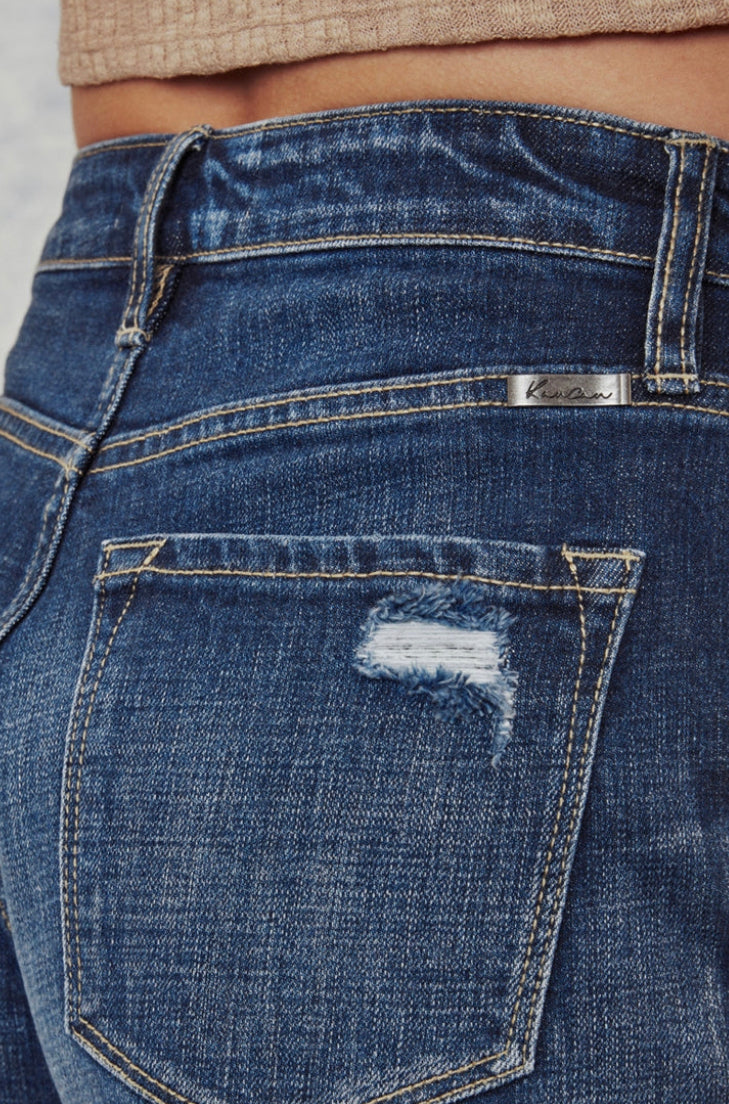 High Rise Distressed 'Cut-off' Shorts