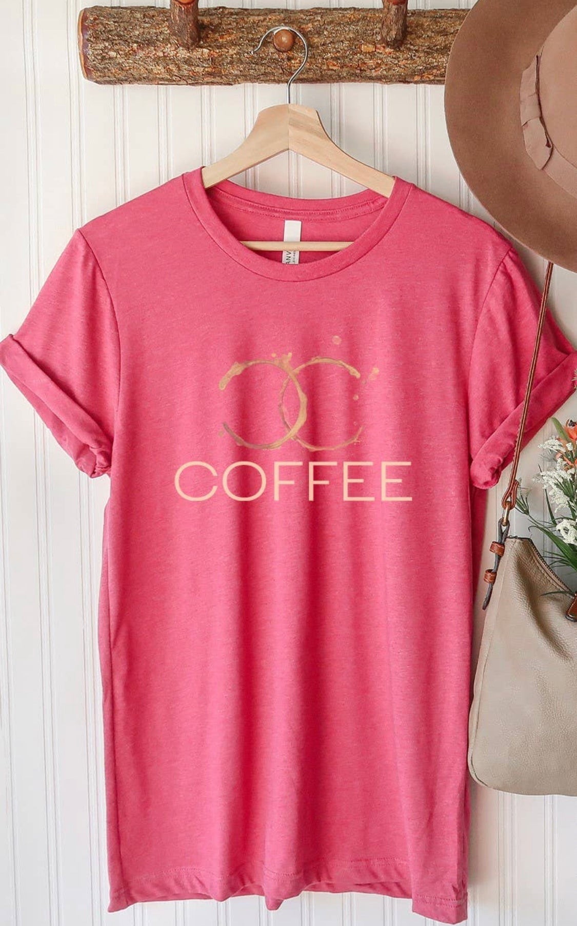 Designer CC Coffe Stain Graphic Tee