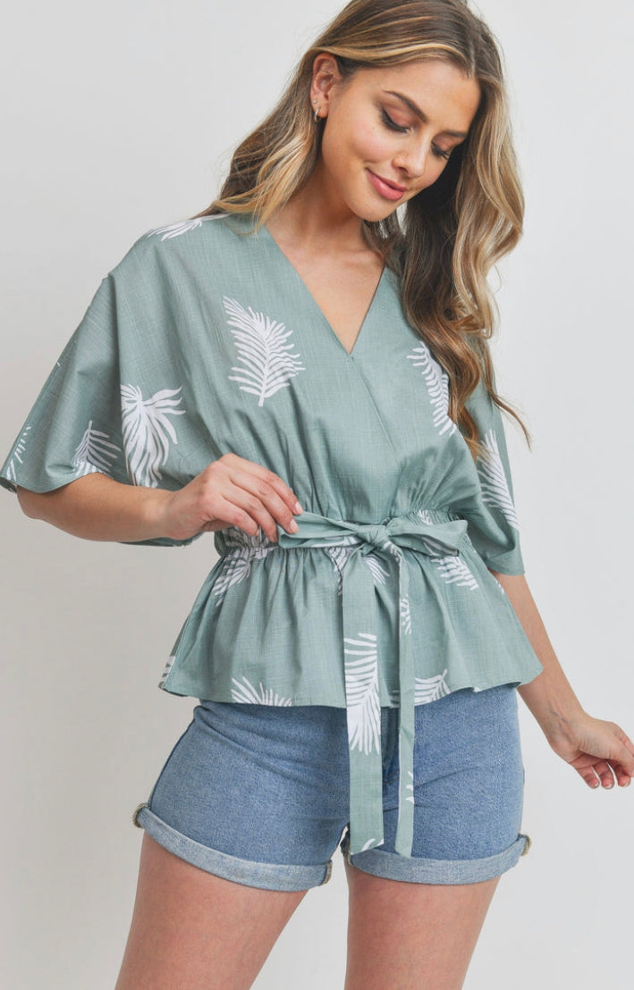Kimono Sleeve Surplus Top