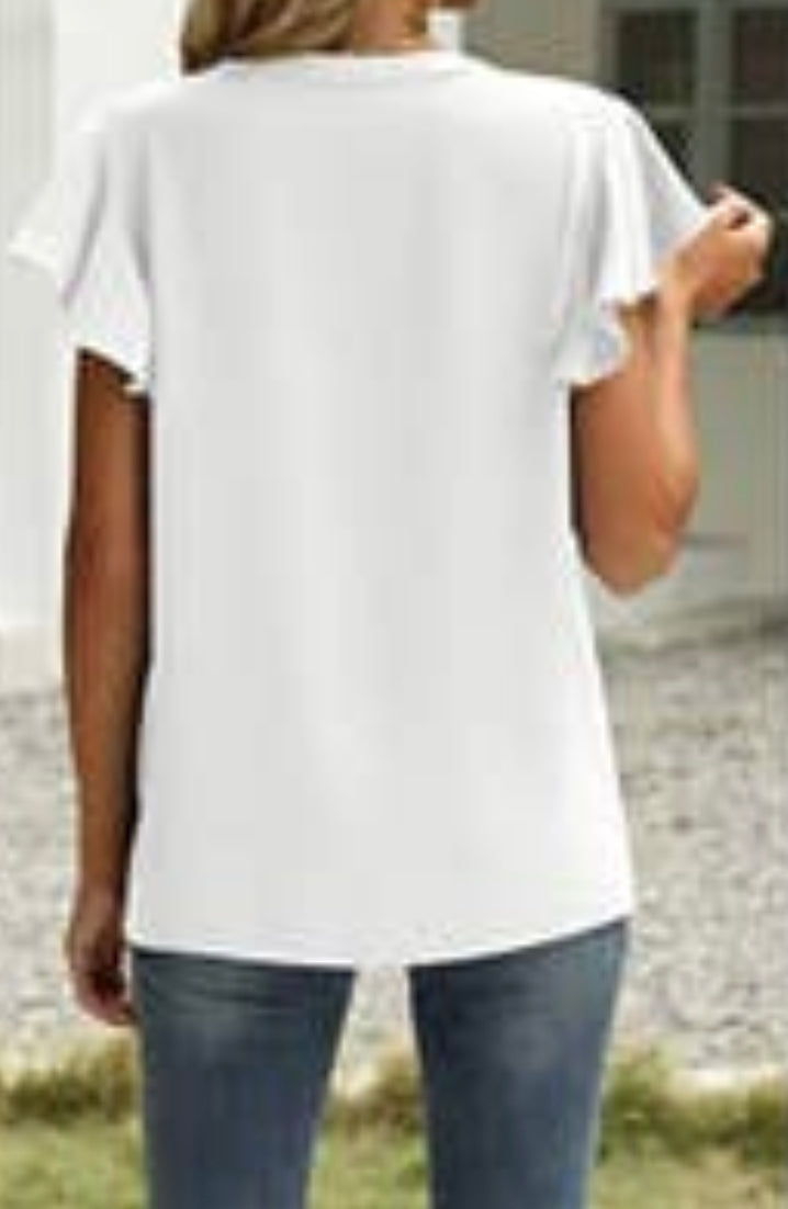 Brittany V-neck Flowing Top