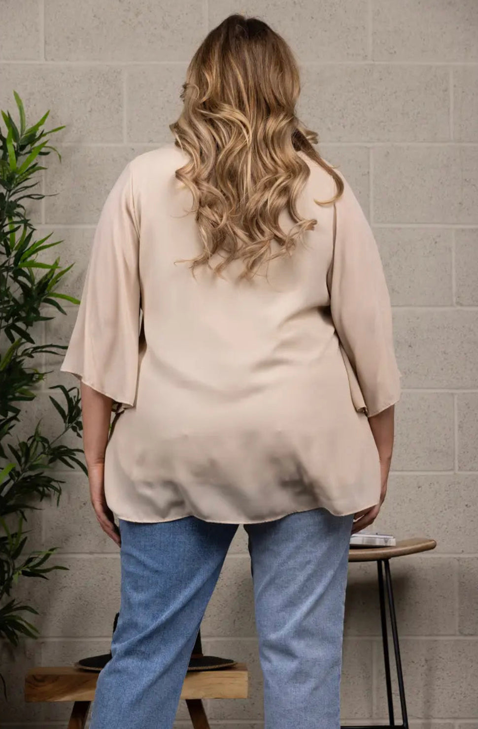 Chiffon V-Neck Blouse